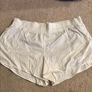 lululemon athletica White Athletic Shorts